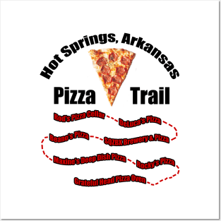 Hot Springs, Arkansas Pizza Trail Posters and Art